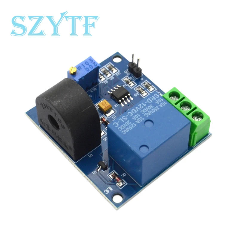 AC Current Detection Sensor Module 5V 12V Relay Protection Module 5A Over-Current Overcurrent Protection Switch Output