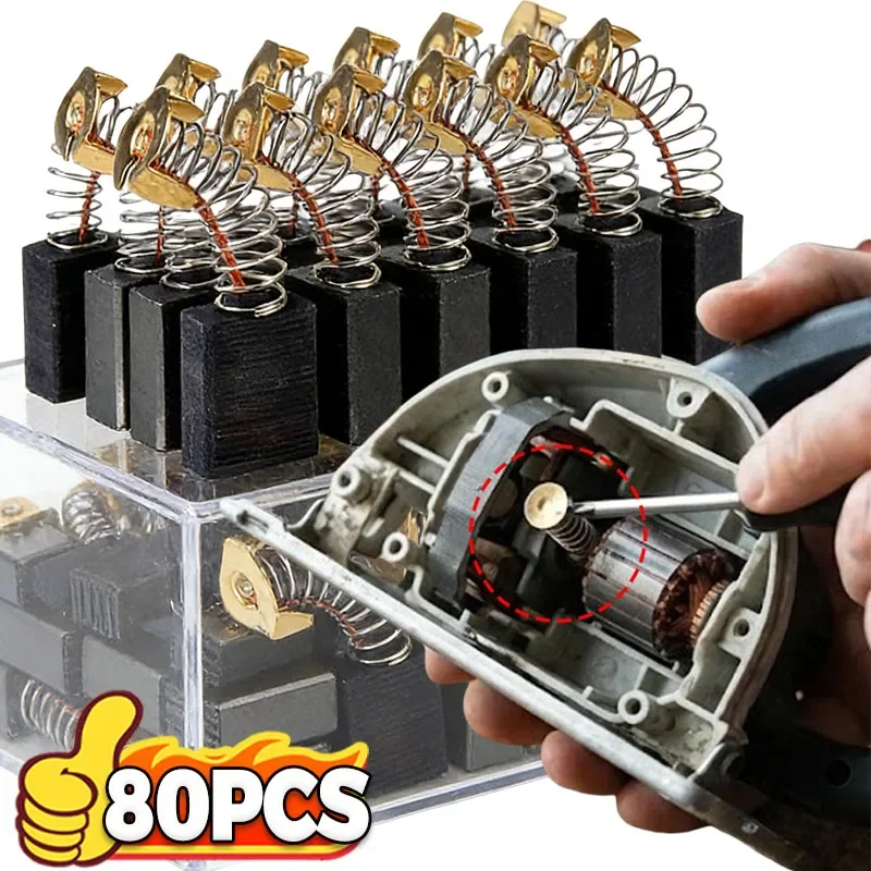 

Universal Electric Motor Carbon Brushes Repairing Part Angle Grinder Drill Electric Hammer Power Tool Drill Grinder Hammer Kit