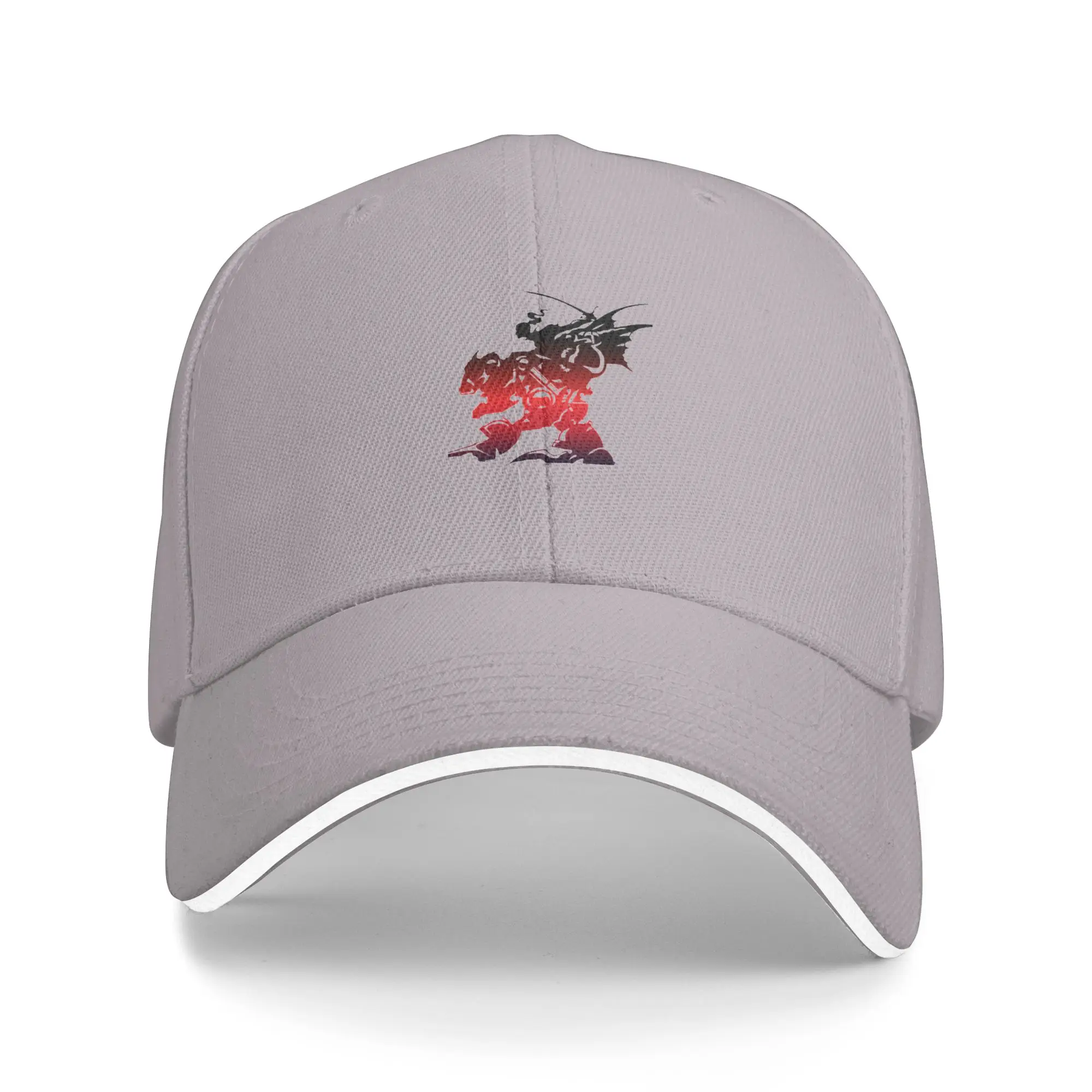 Hot Sale Final Fantasy VI (FF6) Amano Cover Artwork Baseball Cap  Vintage Sharp Visors  Summer Travel Sharp Visors