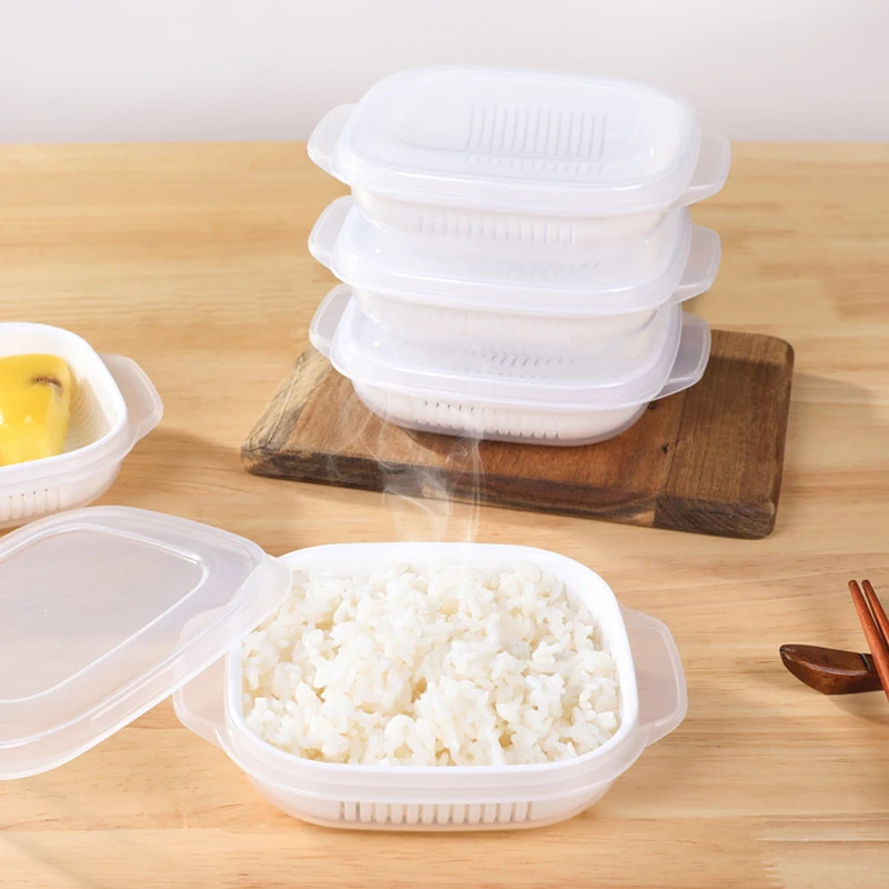 Контейнер для хранения пищевых продуктов, контейнер для хранения риса и фруктов, контейнер для хранения микроволновой печи, разогрева, холодильника, морозильной камеры, кухонный инструмент