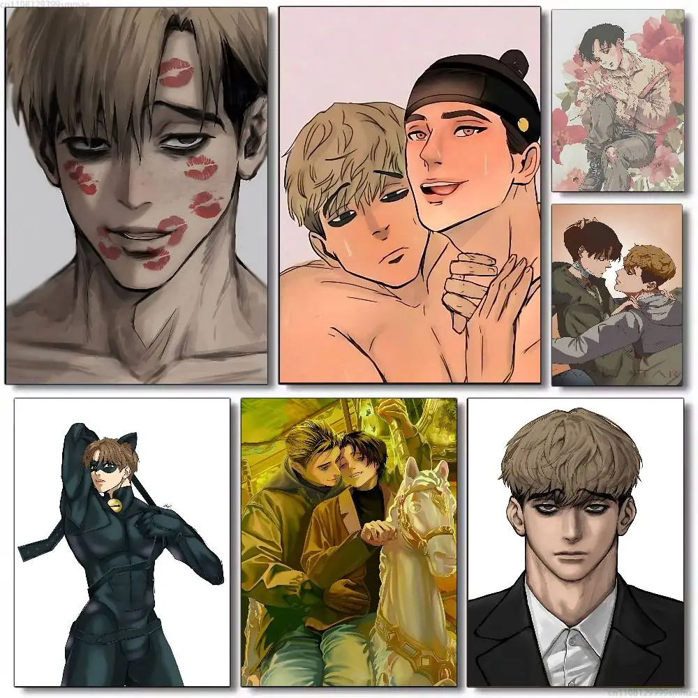 

Killing Stalking Classic Wall Art, Canvas Print Poster, Suitable for Home, Living Room, Room Decoration Painting