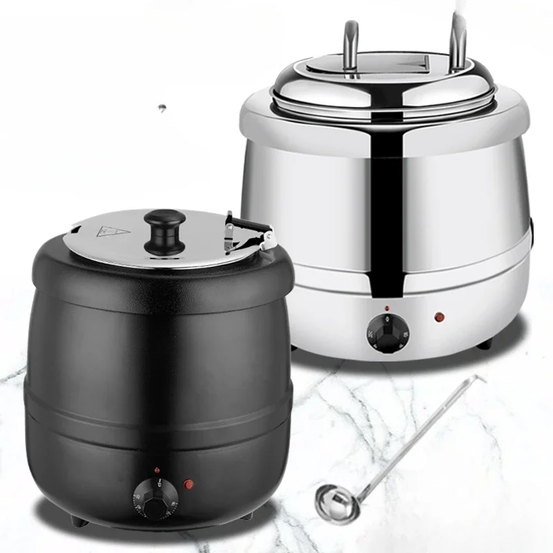 Soup stove electronic warming soup pot commercial stainless steel heat preservation soup pot electric heating soup Congee bucket