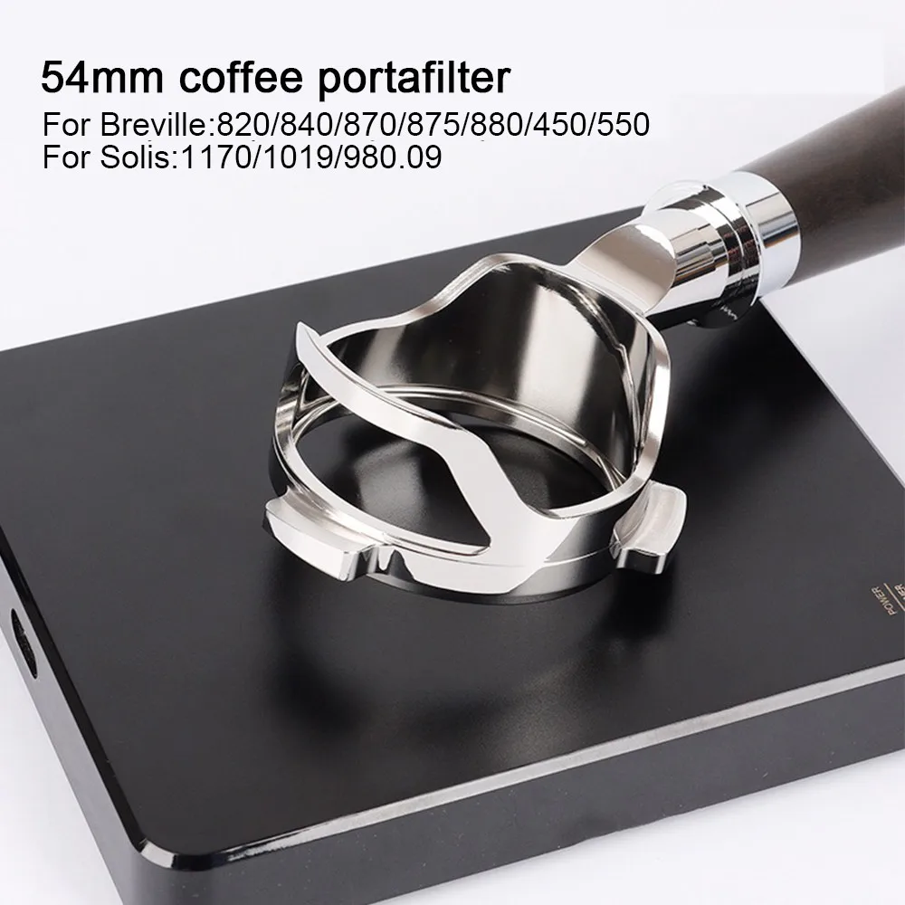 54mm Bottomless Coffee Portafilter For Breville 870/875/878/880 Naked Coffee Handle With Basket For Solis 1170/1019 Barista Tool