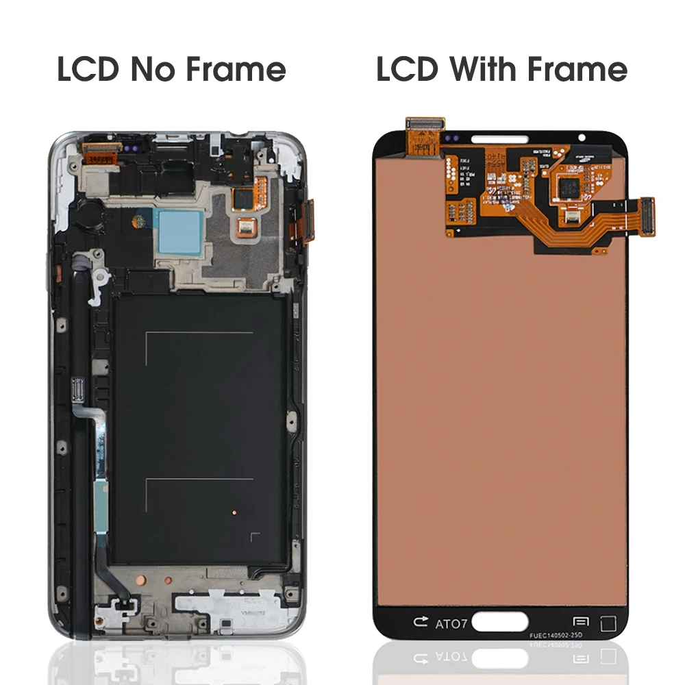 Super AMOLED Display Screen with Frame for Samsung Galaxy Note 3 Neo N750 N7505 Lcd Display Touch Screen Digitizer Assembly