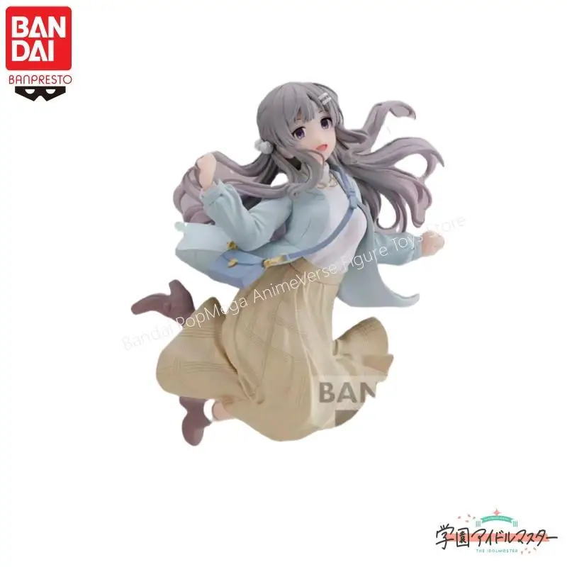 In Stock Original Bandai Banpresto The Idolmster Yukoku Kiriko Action Figure Doll Brand New Boxed Animation Peripherals Garage