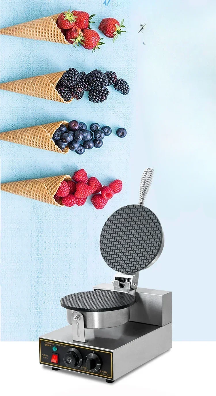 Ice-cream Machine Commercial Single Head Machine Cone Machine Electric Chicken Rolls Tool Sold Directly By Manufacturers