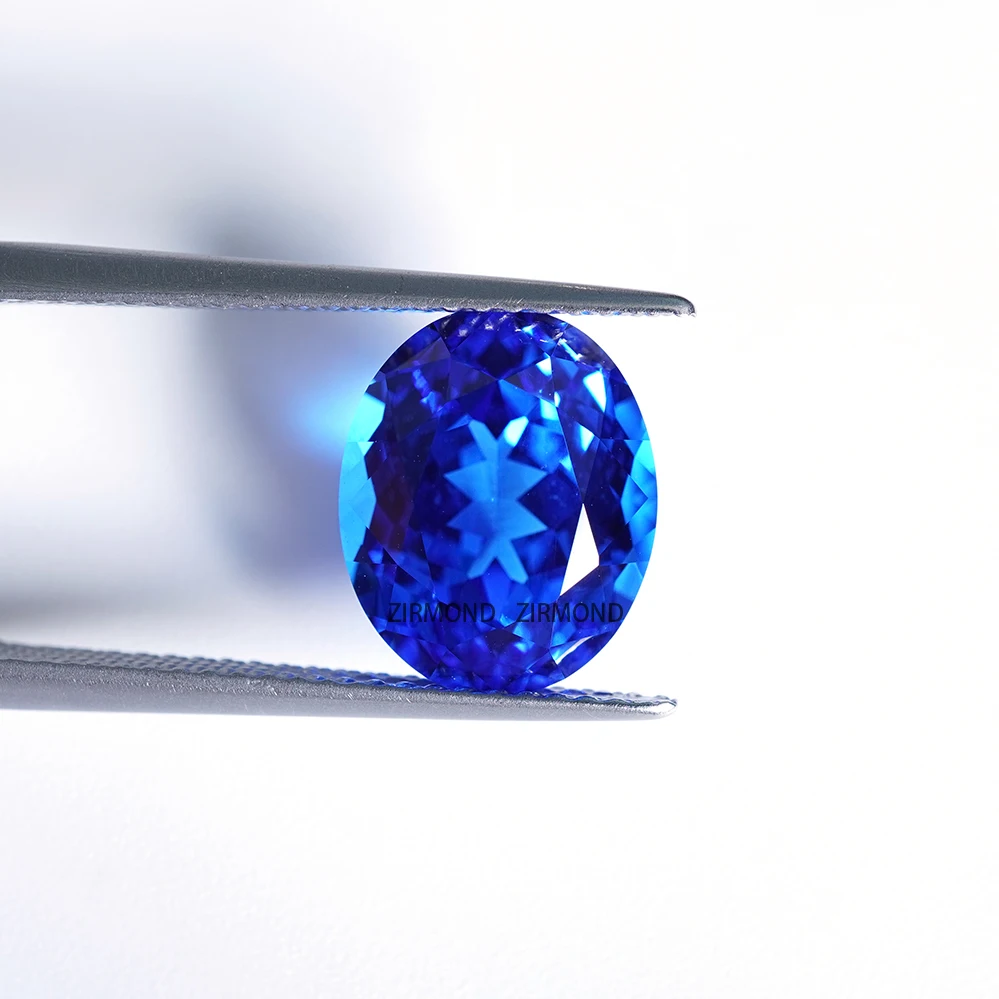 

Высококачественная культивирующая кобальтово-синяя шпинель от Czochralski Method Gems овальной огранки с сертификатом AGL для изготовления браслета