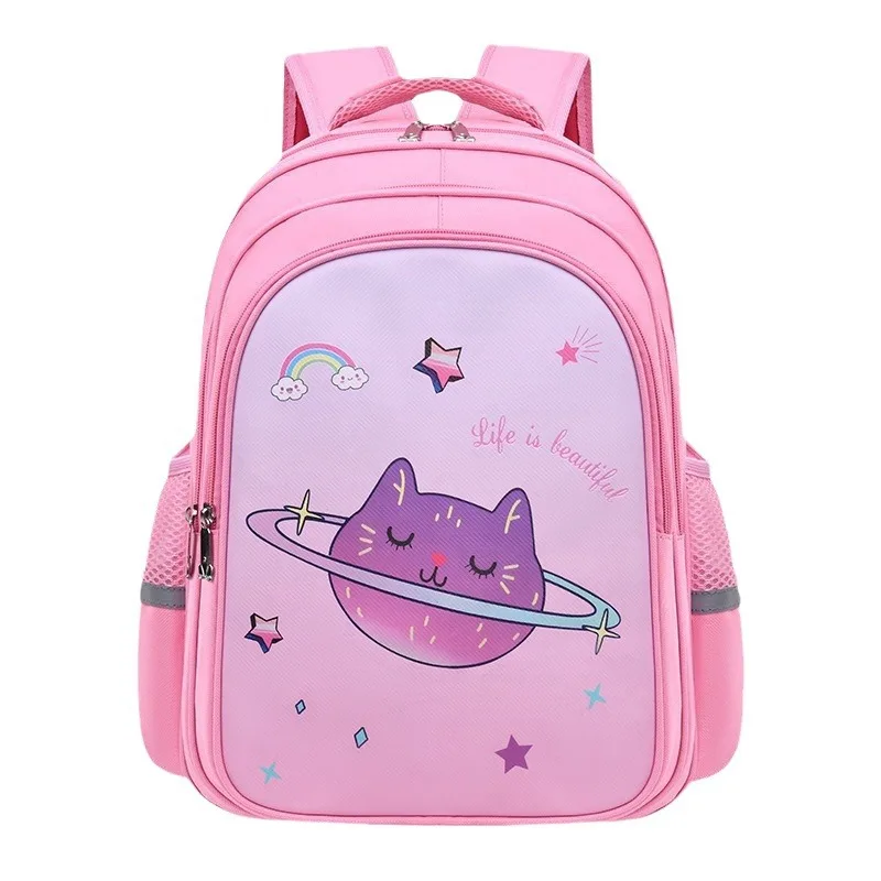 Girls Backpack Kids School Bags for Girls Kawaii Children Cute Cat School Backpack Waterproof Primary Book Bag Mochila Infantil