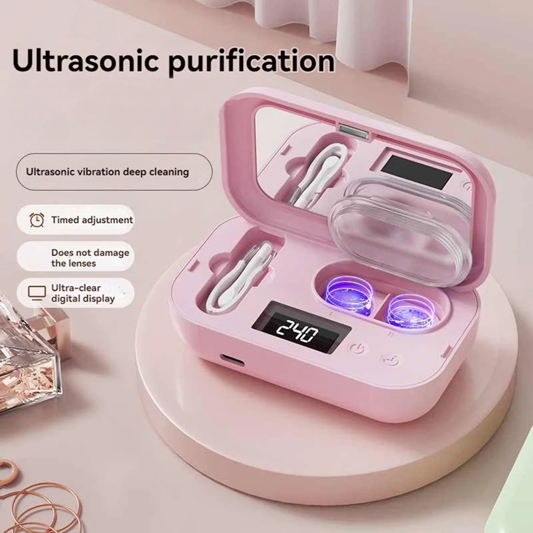 A84G-Ultrasonic Cleaner Automatic Set Wireless Portable Cross-Border Cleaning Electric Cleaning Machine