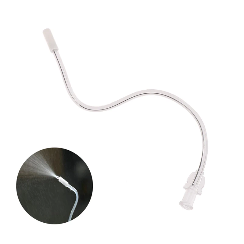 New-1Pc Disposable Laryngeal Tube Throat Sprayer Dosing Nozzle ENT Anesthesia Spare Part Sprayer For Pet  Use