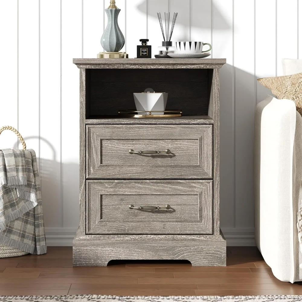 منضدة محطة شحن، طاولة ذات نهاية واسعة مع أدراج كبيرة ومقابض معدنية، خزانة مزرعة ريفية صغيرة، أسرة للراحة #3