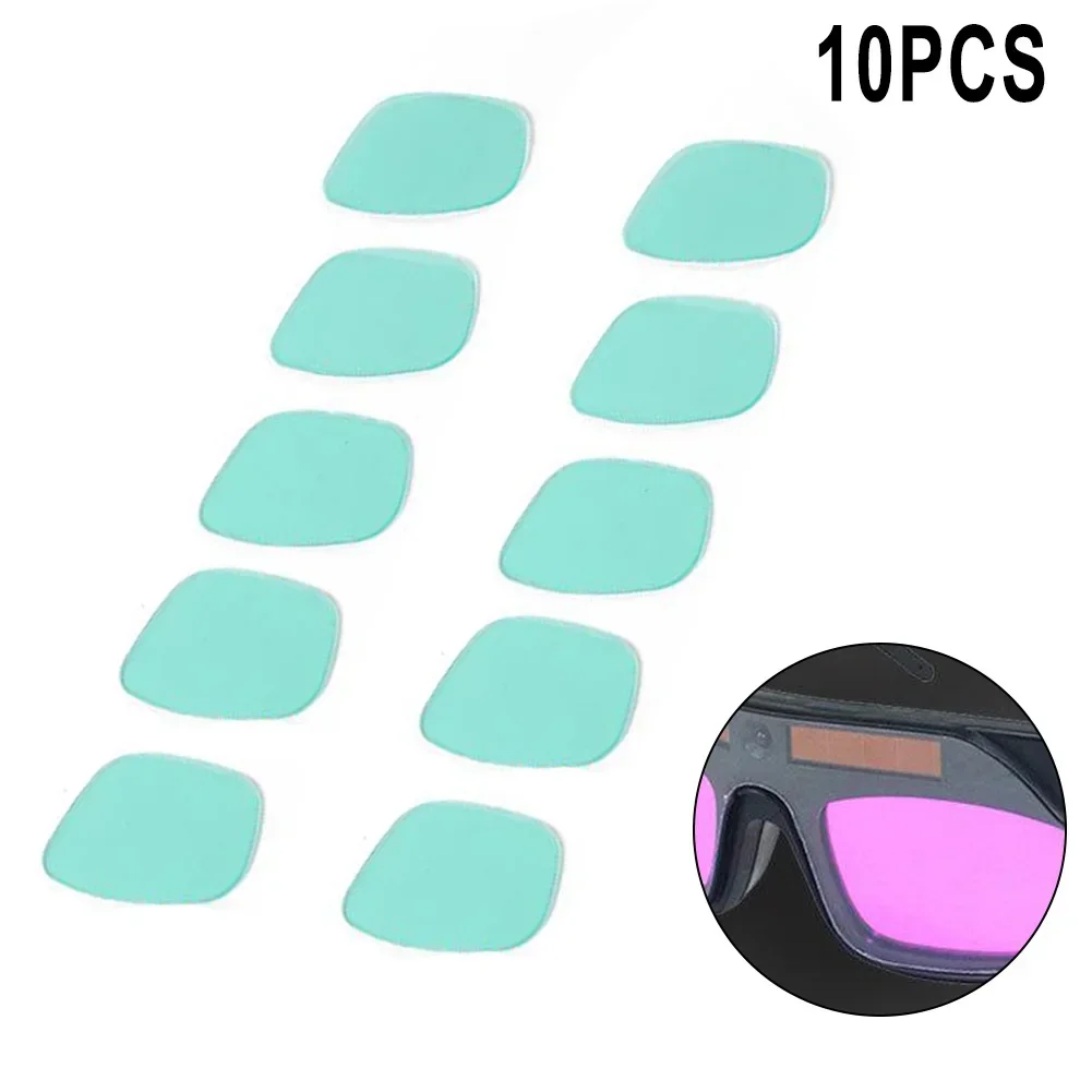 Welding Magnifying Glass Welded Lens Attach Welding Mask PC R00 0.8-1.0mm 10pcs Glasses Protective Sheet Brand New