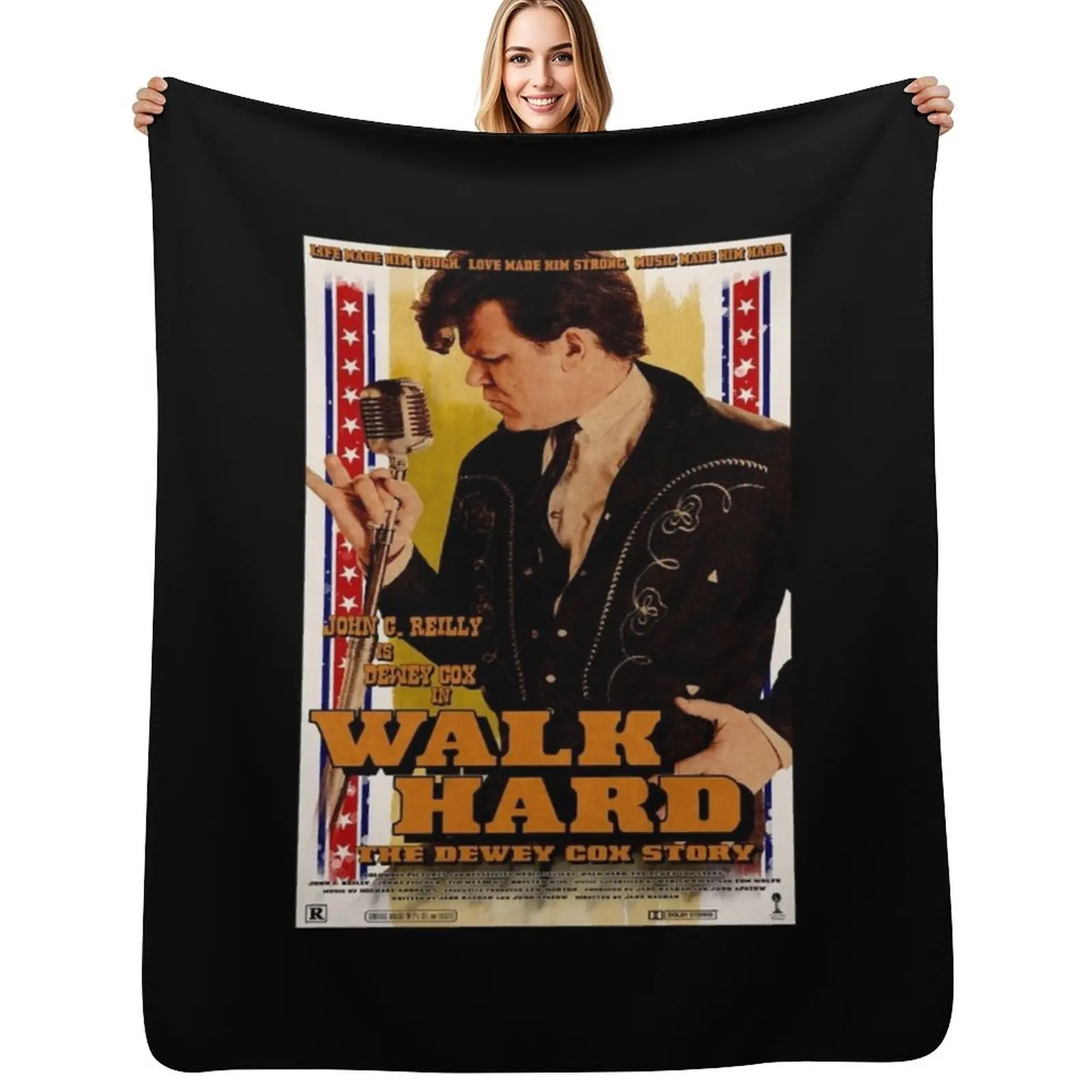 Walk Hard Throw Blanket Versatile Cozy Throw Blanket for All Occasions