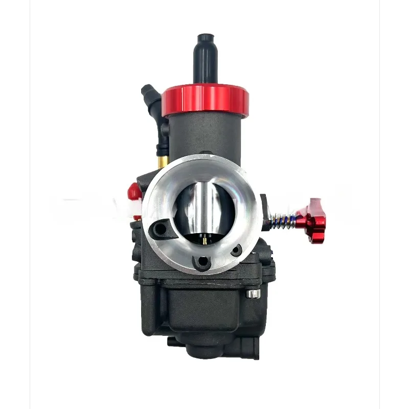 Motorcycle Carburetor with Red Cover   PE28 30 KX80 100 125 CR80 85 KSR110