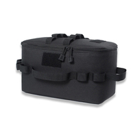 Gun Range Storage Bag Molle System Outdoor Hunting Accessory Nylon Gun Tactical Case Bags Pistol Tool Shoulder Pack Sniper Black