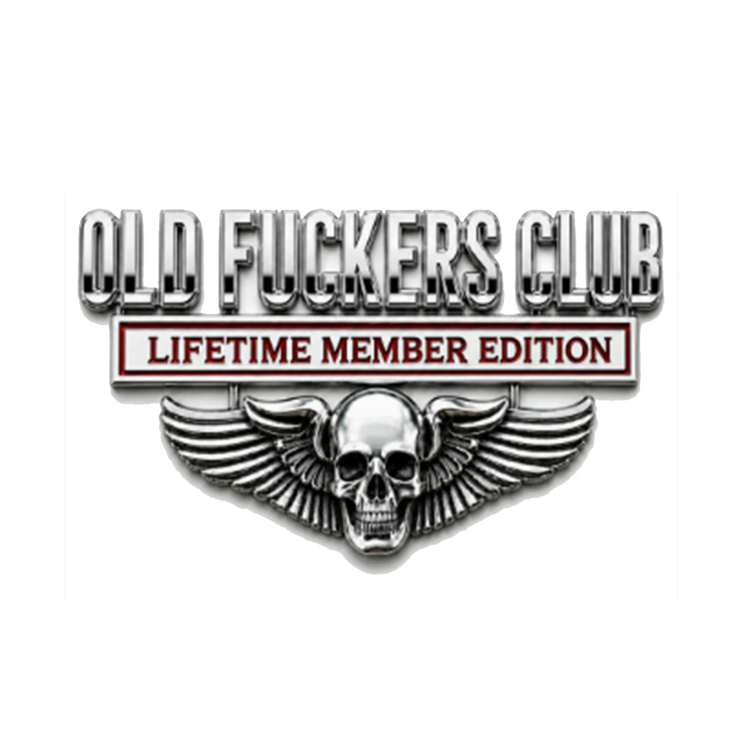 1pcs 3D OLD RIDERS CLUB car Emblem, Decorative Items. Suitable for Decorating the Rear Side of Cars,Trucks,and SUV,Waterproof