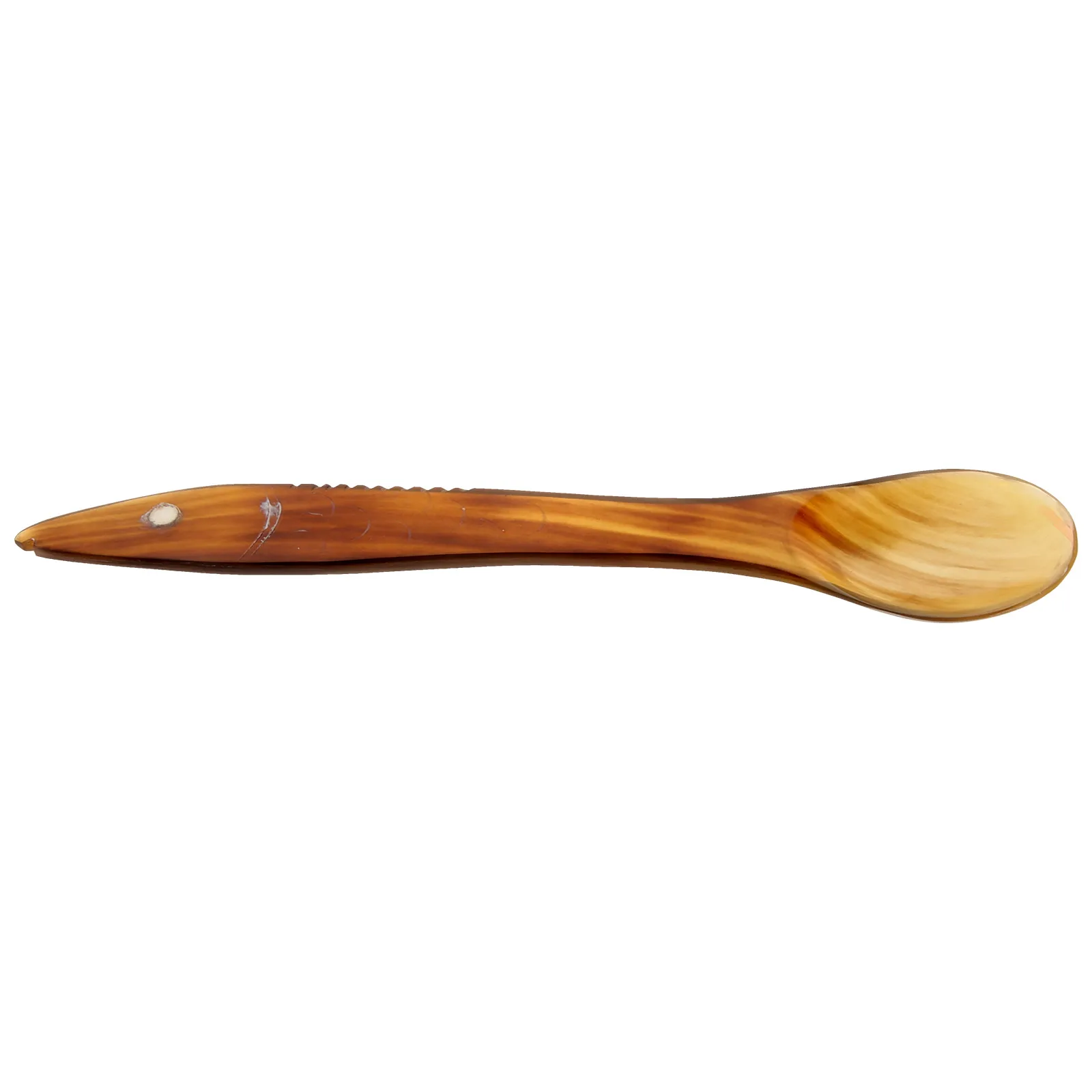 

Horn Natural Coffee Kitchen Food Dessert Reusable Stirring Espresso Spoon Chic Latte Spoon Smooth Polishing