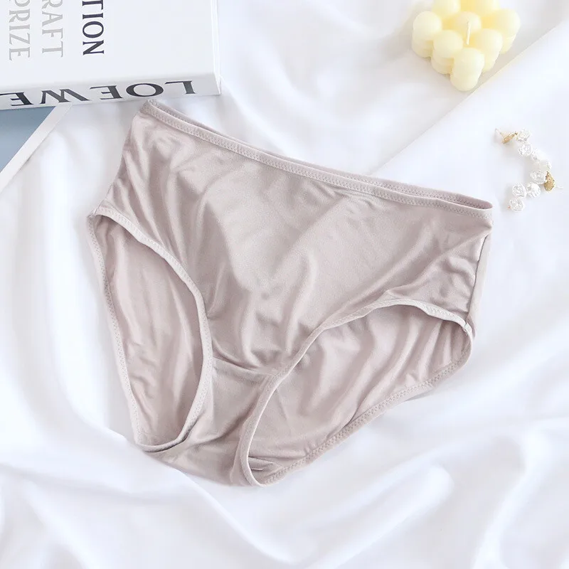 3 زوج/وحدة 100% ملابس داخلية نسائية من حرير التوت ملابس داخلية مقاس M L2XL