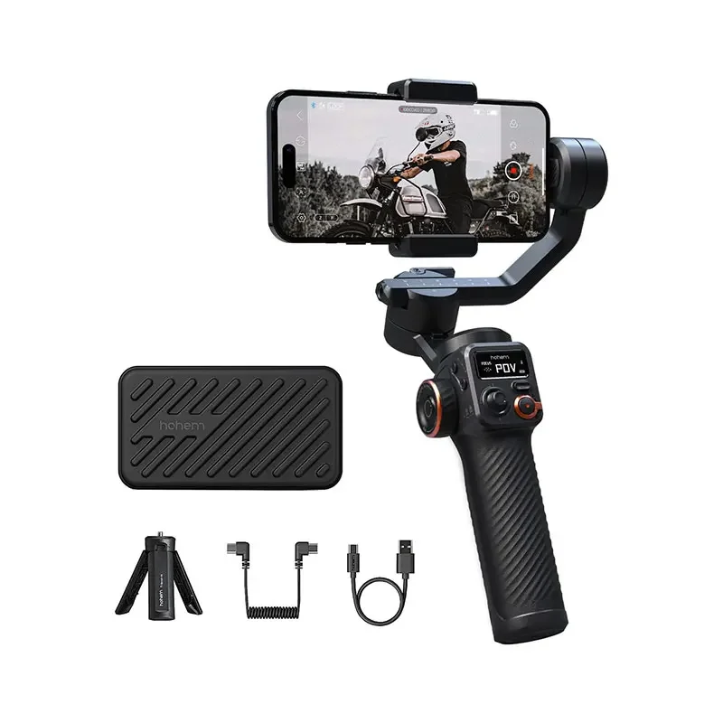 

Hohem iSteady M6 Smartphone Gimbal 3-Axis Anti-Shake Gimbal Stabilizer with Inception Motion Timelapse