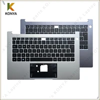 Para Huawei Matebook D14 2019-2022 NBL NBDE-WFH9 cubierta trasera LCD para portátil/bisel frontal/reposamanos/cubierta inferior/teclado/touchpad/piezas