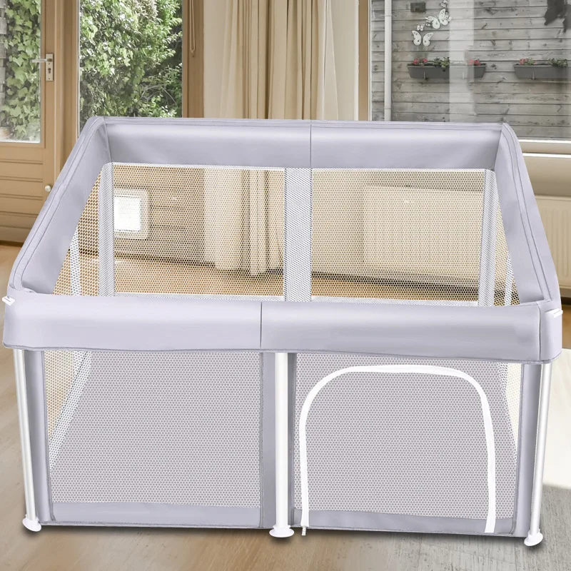 No Assembly Foldable Baby Safety Fence Indoor Playpen Crawling Walking Baby Playpen Home Children's Game Fence Baby Fence