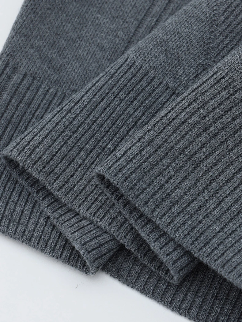 US-Größe Herren V-Ausschnitt Pullover-Weste Einfarbig Business Casual Kleidung Pullover-Westen – Detail 4