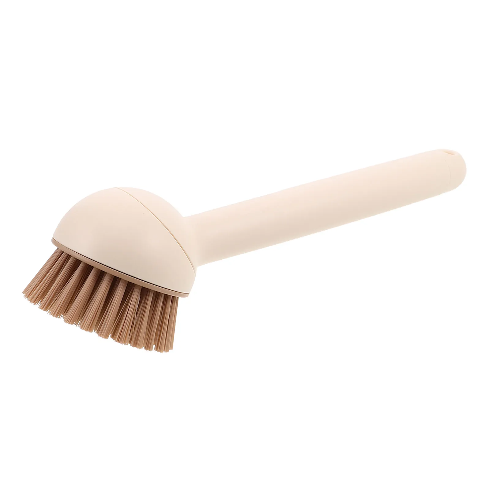 Long Handle Dish Brush with Built-in Soap Dispenser Ergonomic Grip Rotating Scrubber Head for Kitchen Sink Pot Pan Dish Washing