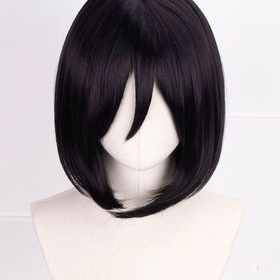 Attaque sur géant Cosplay Anime perruque Alan Hanjihrista Mikasa Liweibing longue courte Bob Anime exposition habiller perruque