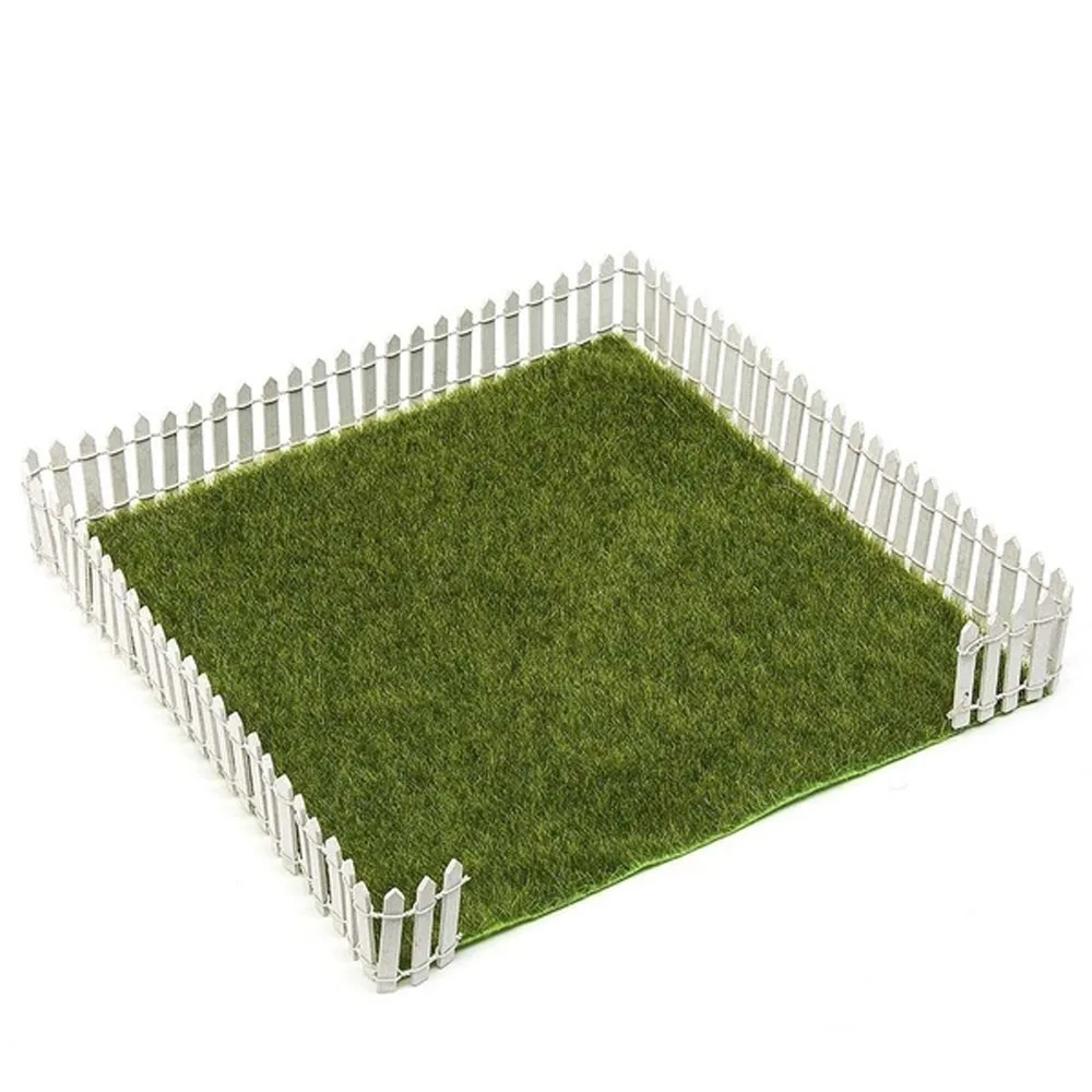100*5cm/3cm fai da te in miniatura Mini recinzione fata giardino barriera artigianato in legno arredamento camera Maison Figurine accessori decorazione della casa