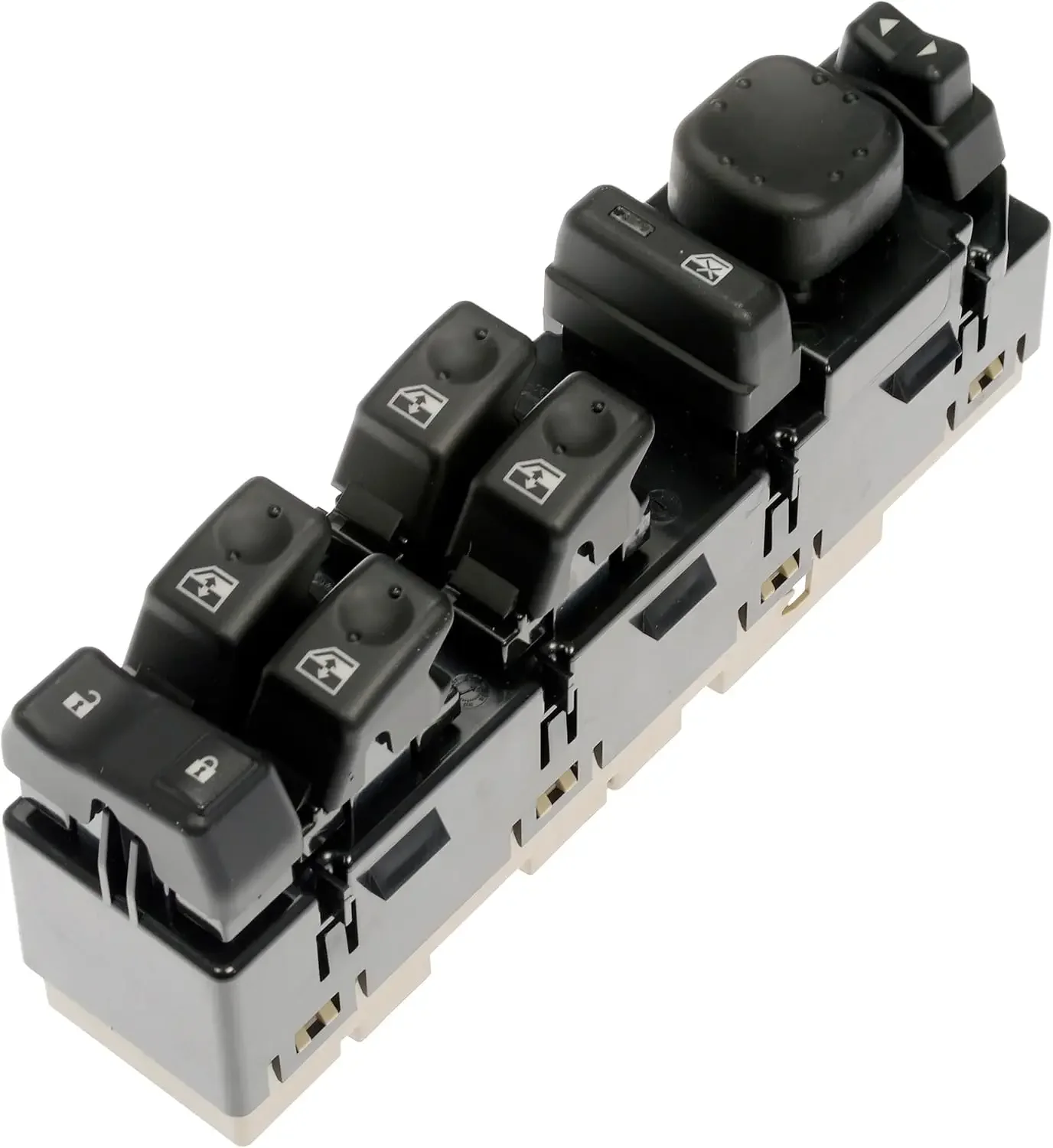 

901-085 Front Driver Side Master Window Switch Assembly - 8 Button Compatible With Select Cadillac/Chevrolet/GMC Models、、、.