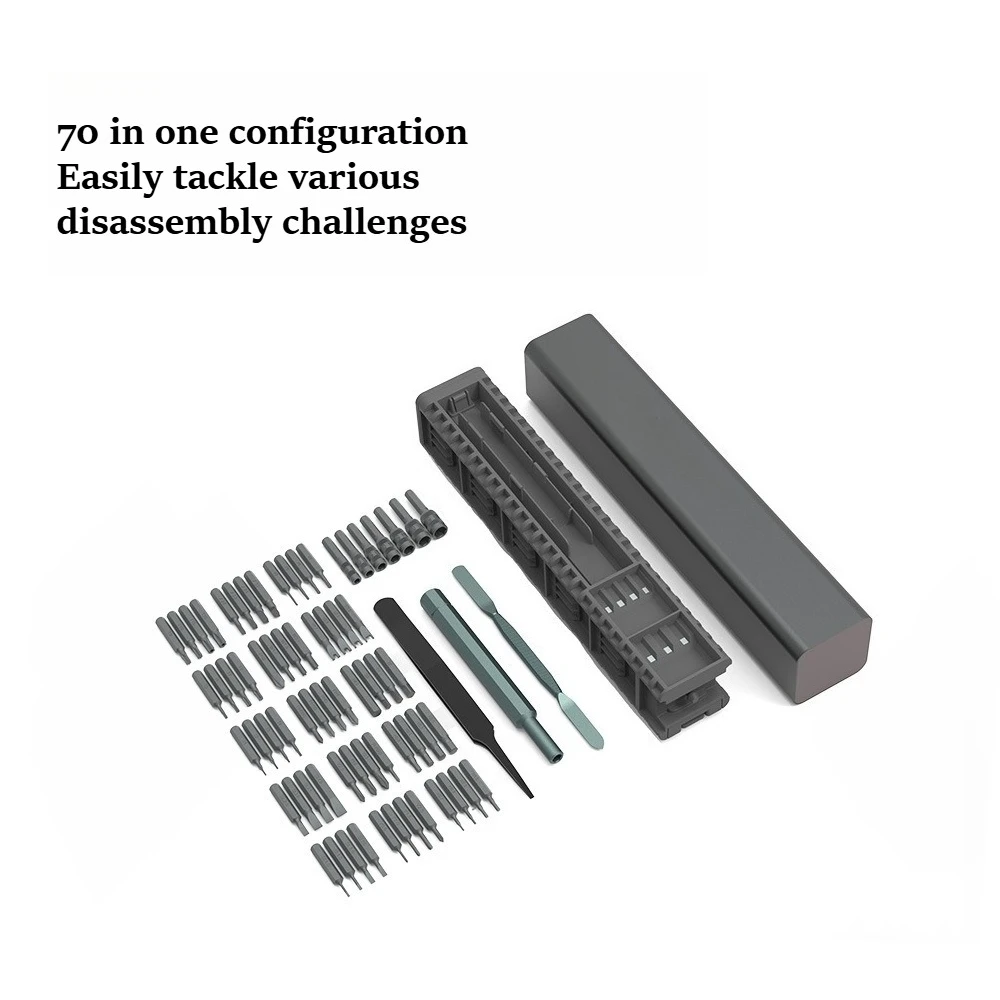 70-in-1 Industrial Manual Screwdriver Set CR-V Bits Computer Phone Camera Disassembly Tool