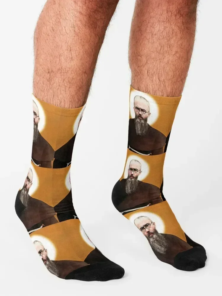 saint maximilian kolbe - Fun Catholic gifts and Christian gifts, priest, monk, franciscan, catholic gift shop and store. Socks
