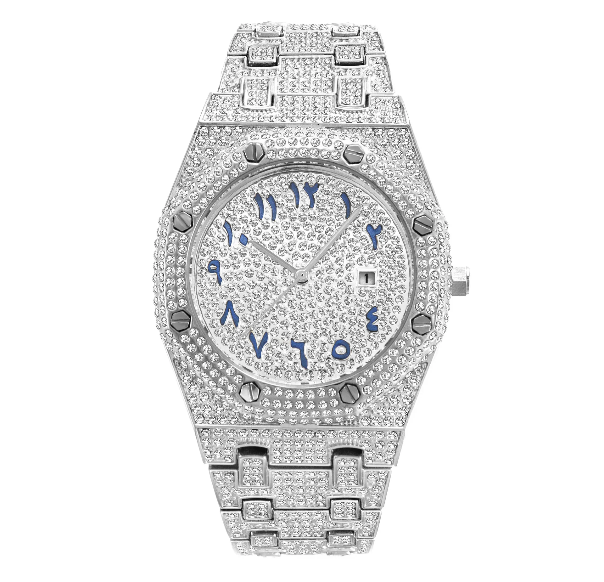 

MiNORiTY [European and American hip hop/watch/nightclub/sparkle/light luxury/trend/high-end full diamond watch men]