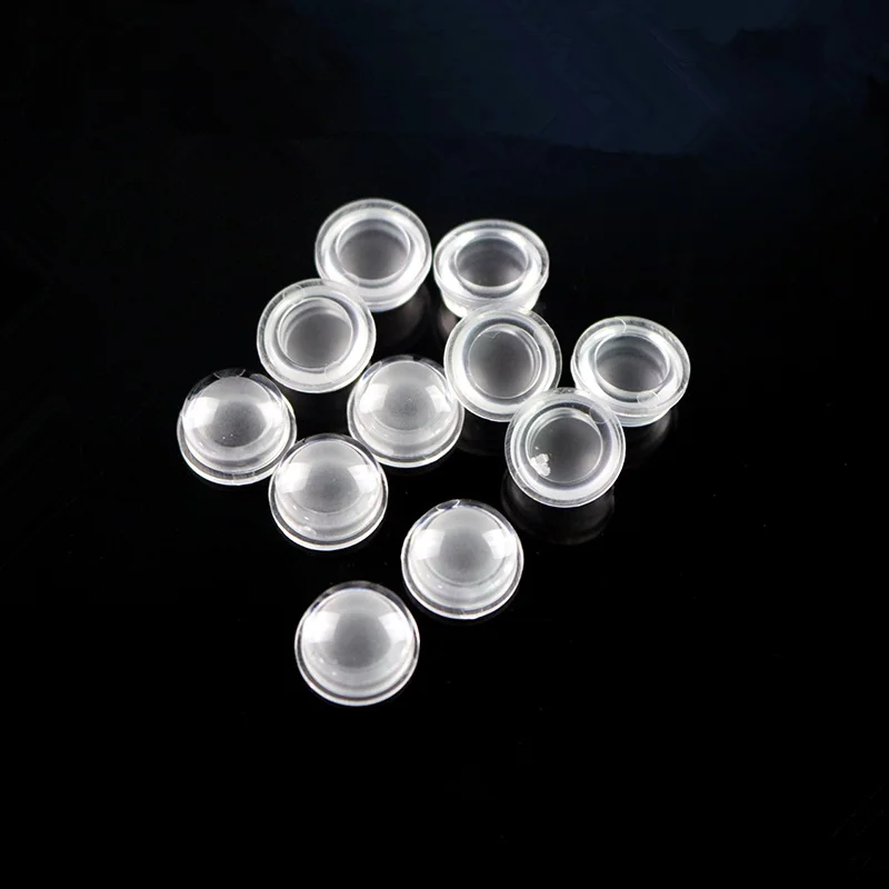 #IJHC-11 High quality Led Optical Lens for 5050 Light source, Size 11X6mm, Angle 90, Grinding Surface, PMMA