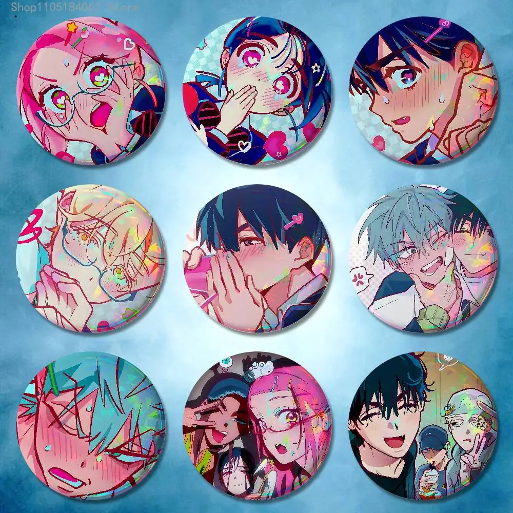 

Alien Stage 4NAKT Ivan Till Sua Mizi Badge 32 44 58 75 mm Round Cosplay Pin Bag Decor Fans Collect Friends Gifts Brooch Souvenir