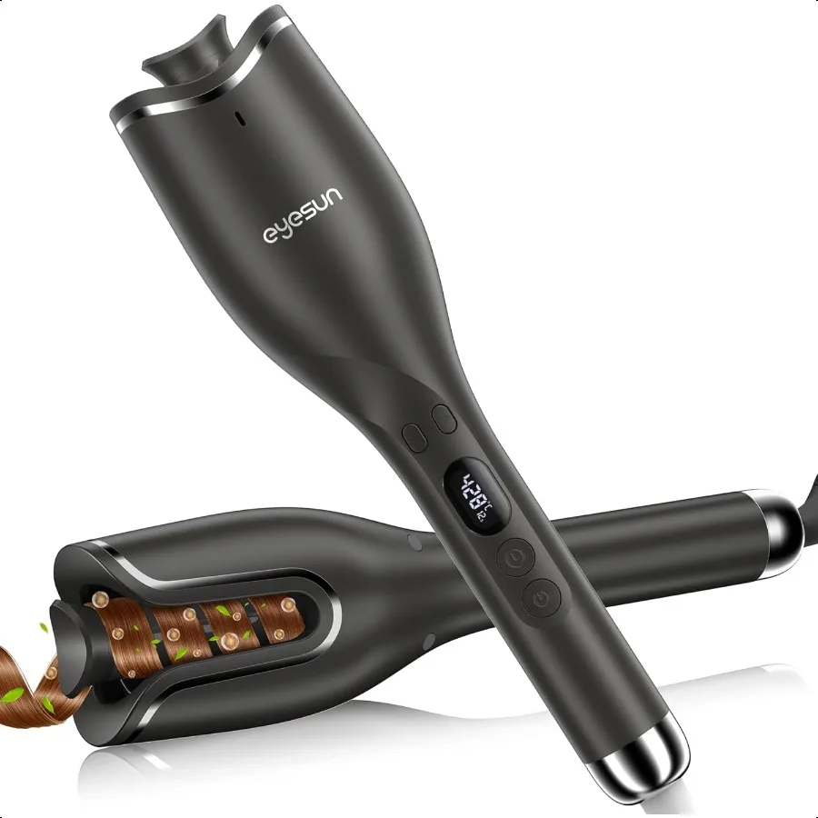

Automatic Curling IronAutomatic Hair Curler with1Large Slot Hair Curling Irons Auto ShutOff AntiScald Anti Rotating Curlers Iro