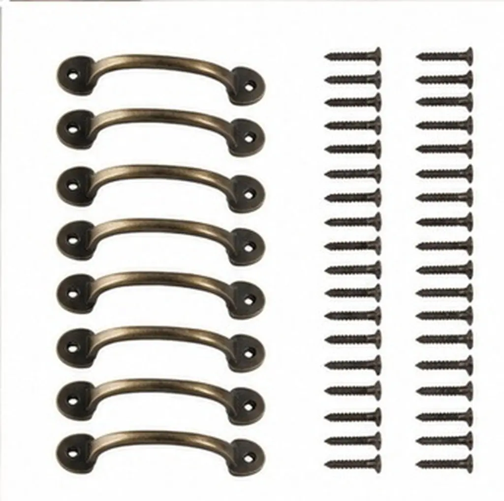 1Set Delicate Drawer Pulling Handles Premium Zinc Alloy for Cabinets Closets Dressers Furniture Modern Decorative Cabinet Knobs