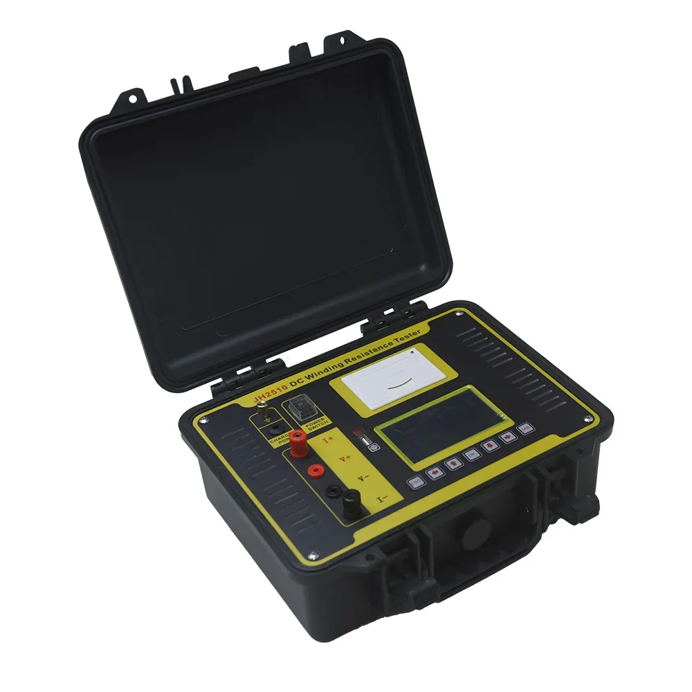 2026 300mA/1A/10A  Automatic Portable Testing Equipment Transformer DC Winding Direct Current Meter DC Resistance Tester Meter