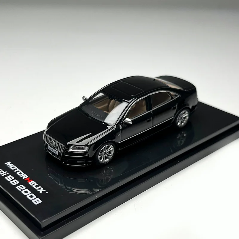 

MH MOTORHELIX 1:64 Scale S8 2008 Alloy Simulation Car Model Static Collection Decorated Holiday Gifts Toys Souvenir Gift