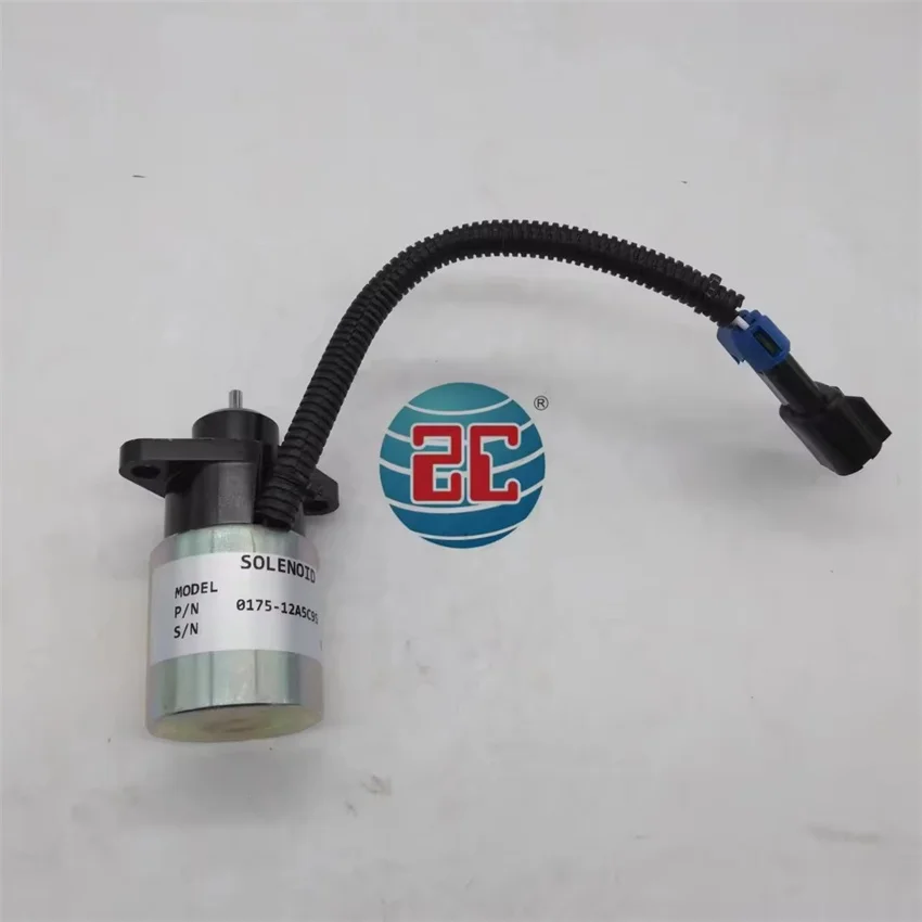 Engine fuel shut down solenoid For Kubota  0175-12A5C9S