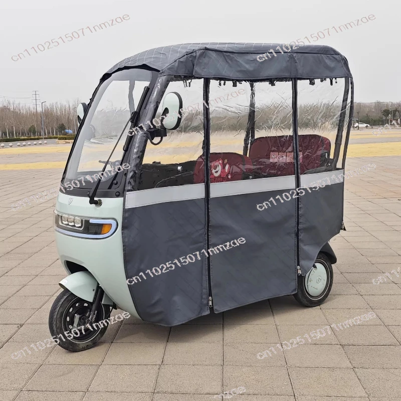 All-in-one Shed Car Curtain Shed Canopy P30 Electric Tricycle Rain Curtain Shed Windproof Thickened