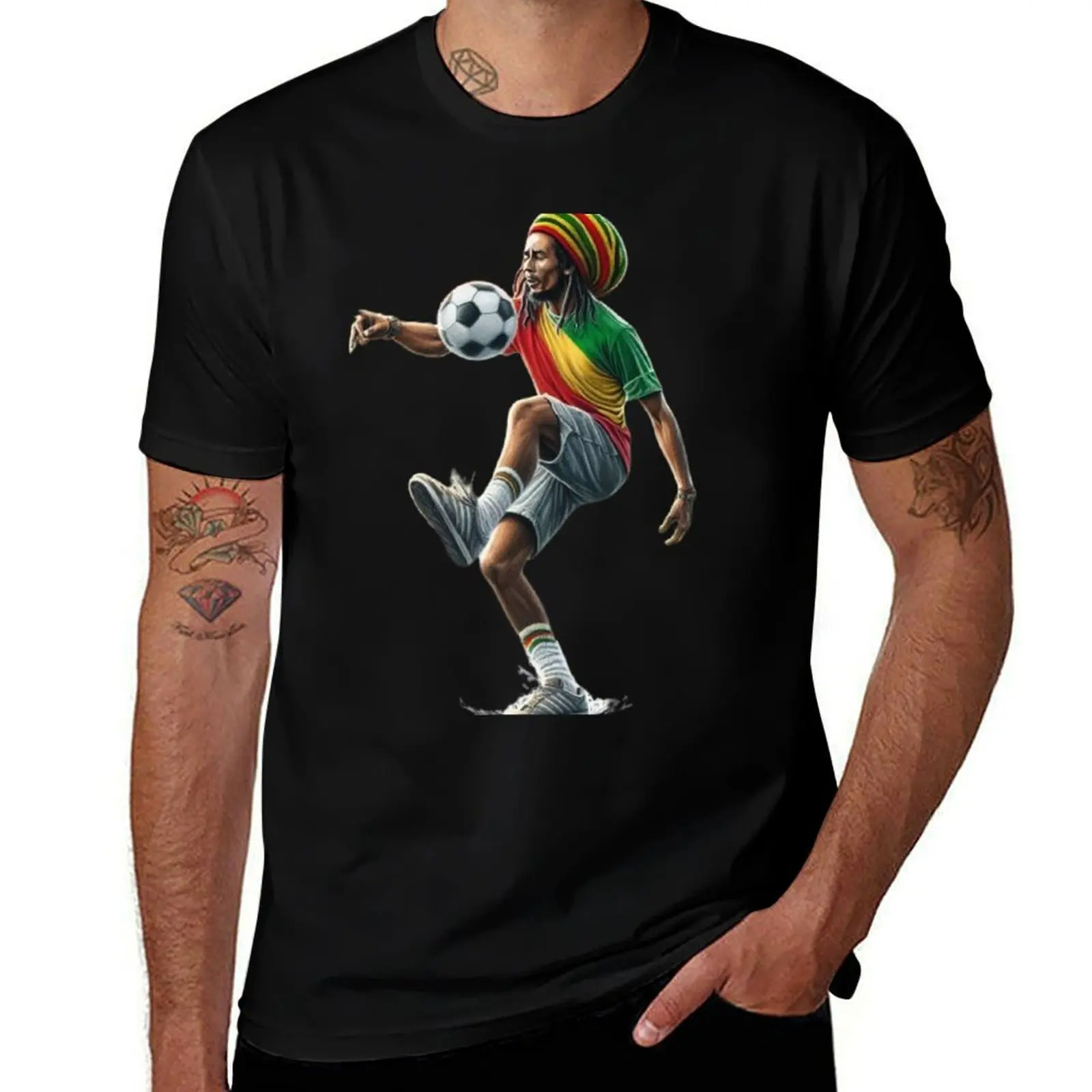 BOB MARLEY ONE LOVE T-Shirt Gym Wear Breathable Short Sleeve Tee