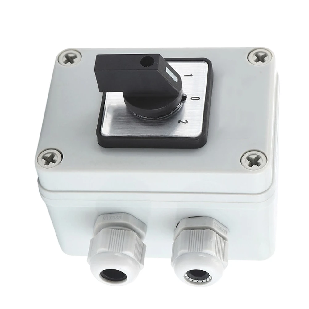 Rotary Cam Type Changeover Switch SZW26-20 20A for Forward Stop Reverse Motor Control in Industrial Machinery and Panels