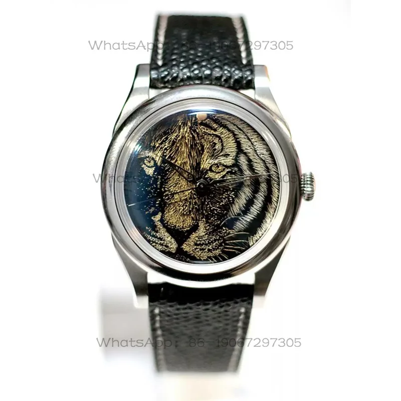 656565 Large lacquer gold craft watch Swiss SW200 automatic mechanical watch