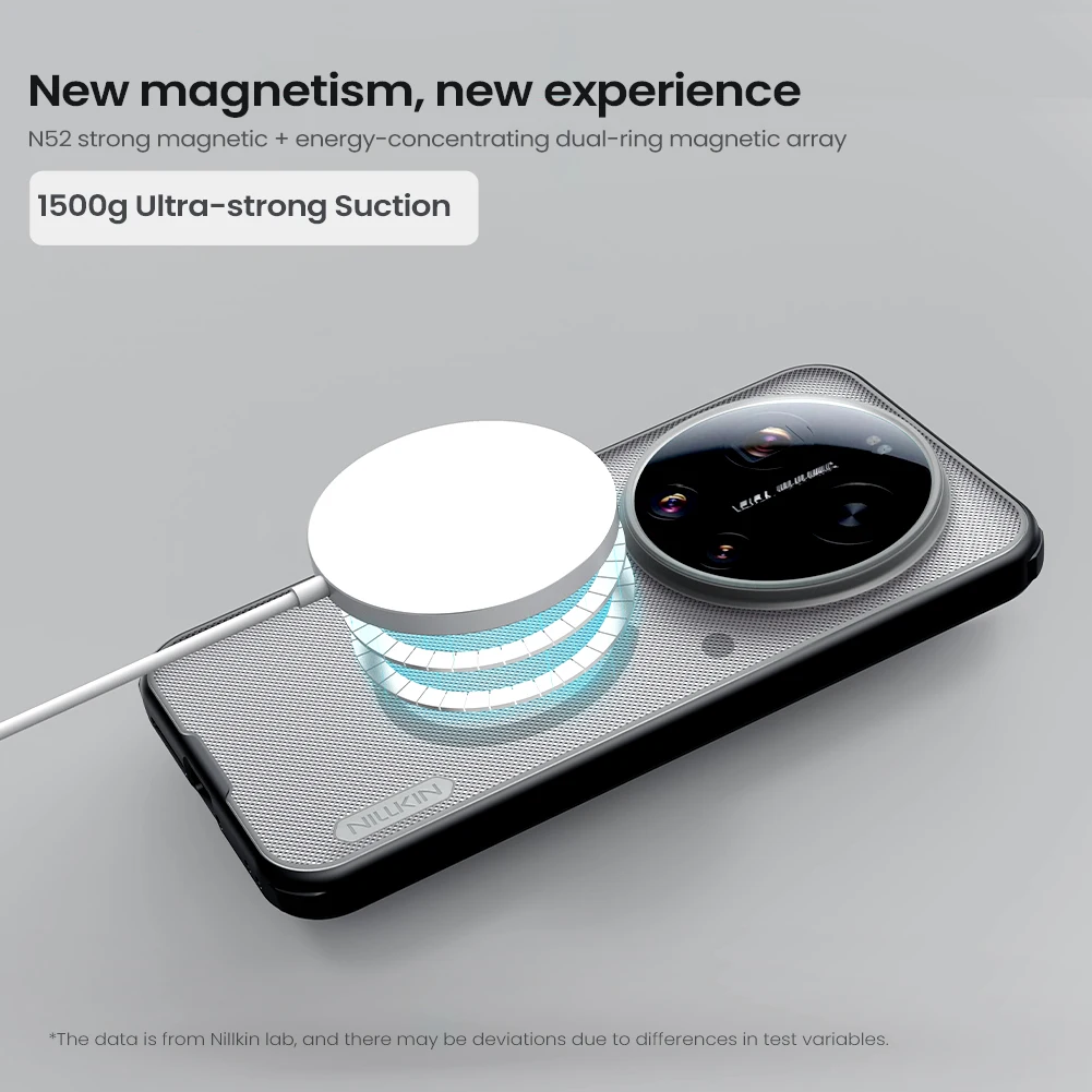 Etui Nillkin do Xiaomi 17 Ultra 15 Ultra 14 Ultra 5G, magnetyczne, matowe, Pro Magsafe, miękki TPU, twardy PC, ochrona tyłu telefonu — zdjęcie produktu 3