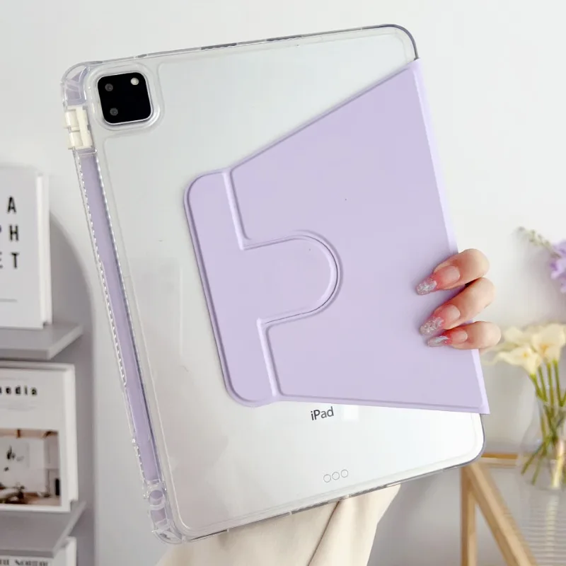 

Чехол с поворотом на 360 градусов для iPad Pro 12.9, Air 11, 13, с держателем для Apple Pencil, для iPad 10.2 7/8/9/10/11 поколения, 10.9, Air 5/4/3/2, 9.7, Mini 6/7, чехол-футляр