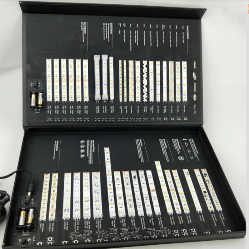 Multi-functional LED Strip Lighting Testing  Demo Box for Customer Presentation