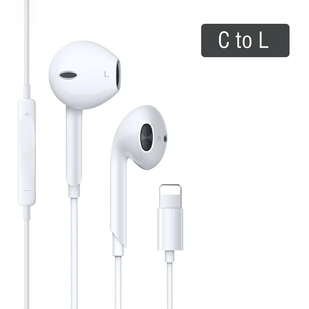 Voor Apple iPhone 15 14 13 Pro High-Fidelity Bluetooth Bedrade Headset Type-C 3.5mm Geschikt Voor Samsung Xiaomi ipad Tablet