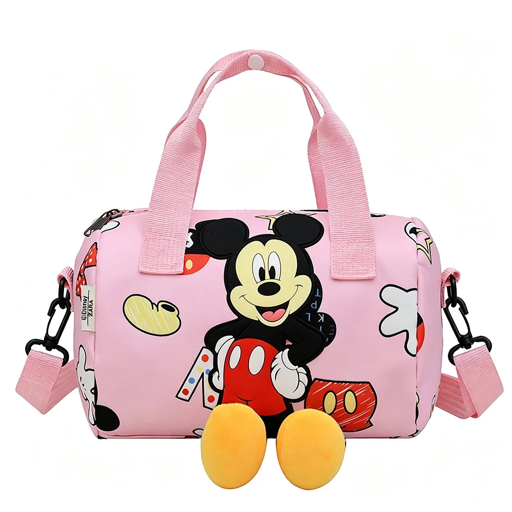 Women's Large Capacity Canvas Handbag Fashion Shoulder Bag with Cartoon Design Shopping Bag