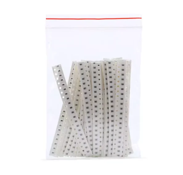0805 Surface Mount Resistor Package - 15K - 220K - 5% - Total 25 types, 20 pieces per type